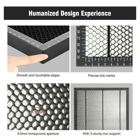 Kentok Tool Honeycomb Work Table Desk Protector 17”x 17” With Metal Tray - Picture 9 of 10